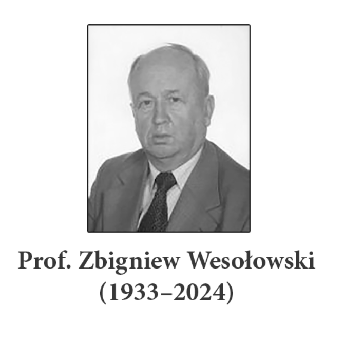 Zmarł prof. Zbigniew Wesołowski