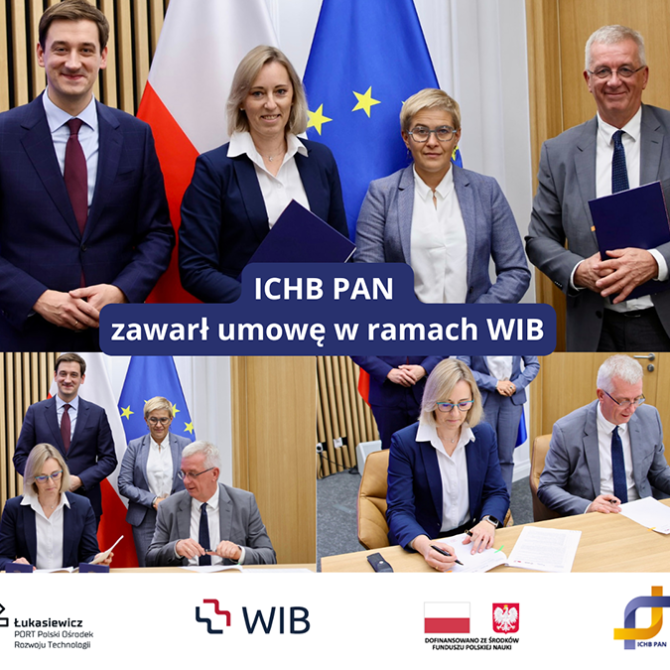 ICHB PAN zawarł umowę w ramach WIB