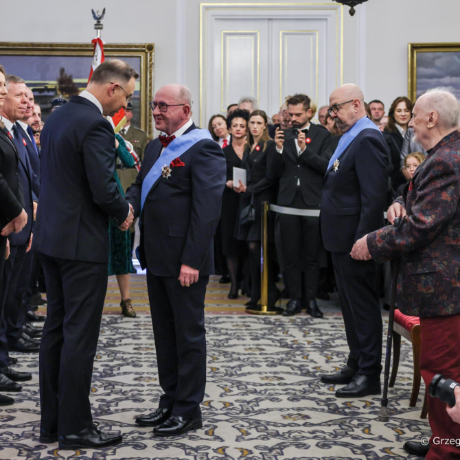 Prof. Henryk Skarżyński odznaczony Orderem Orła Białego za wybitne zasługi dla polskiej nauki i medycyny